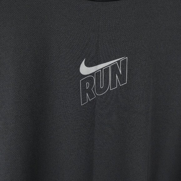 Nike Shirt Mens Large Gray Running Long Sleeve DriFit Stay Cool Ventilated RUN - Picture 4 of 16
